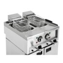 Buffalo 600 Serie freistehende Doppelbehälter-Elektrofritteuse 2x 8Ltr