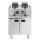 Buffalo 600 Serie freistehende Doppelbehälter-Elektrofritteuse 2x 8Ltr
