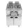 Buffalo 600 Serie freistehende Doppelbehälter-Elektrofritteuse 2x 8Ltr
