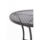 Bolero runder Bistrotisch Stahl schwarz 60cm (15 Stück)