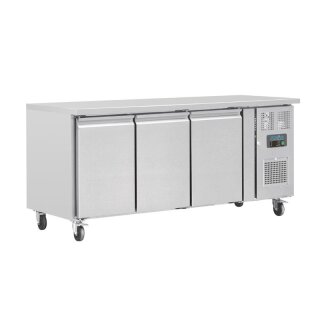 Polar U-Serie Kühltisch mit drei Türen 417Ltr
