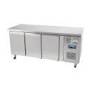 Polar U-Serie Kühltisch mit drei Türen 417Ltr