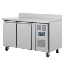 Polar U-Serie Doppel-Tür Thekenkühlschrank mit Aufkantung 282Ltr