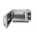 Gastro Mikrowelle mit 25 Liter und 1550 Watt aus Edelstahl