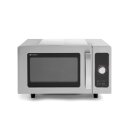 Gastro Mikrowelle mit 25 Liter und 1550 Watt aus Edelstahl