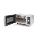 Gastro Mikrowelle mit 25 Liter und 1550 Watt aus Edelstahl