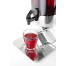 Saftspender HENDI 5L – Edelstahl/PC mit...