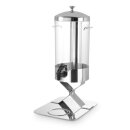 Saftspender HENDI 5L – Edelstahl/PC mit Kühlung & tropffreiem Hahn