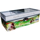Gastro Speiseeistruhe mit Glasschiebedeckel - 597 Liter,...
