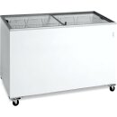 Mobile Eistruhe mit Glasdeckel – 350 Liter,...