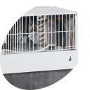 Esta Kühlschrank mit Glasschiebetüren - 100 Liter, LED-Werbetafel, weiß