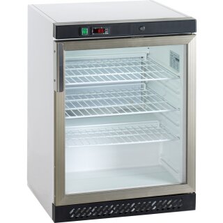 Getränkekühlschrank L 200 GIV mit 1 Glastür - 136 Liter, Umluft & Schloss