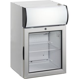POS Glastürkühlschrank Esta 60 L – Tisch- & Wandkühlschrank, Umluftkühlung, LED, abschließbar