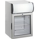 POS Glastürkühlschrank Esta 60 L – Tisch- & Wandkühlschrank, Umluftkühlung, LED, abschließbar