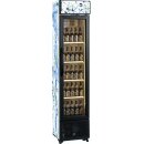 Esta Getränkekühlschrank Schmal mit Werbetafel...