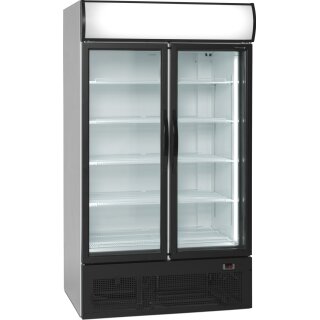 Esta Kühlschrank mit 2 Glastüren 1950 GL - mit LED-Beleuchtung, Umluftkühlung, 875 Liter