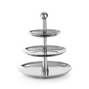 HENDI Edelstahl-Etagere – 3-stufige Servieretagere...