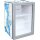 Tischkühlschrank 68 L Silber - Glastür, LED, Statische Kühlung
