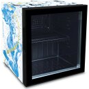 Kleiner Glastürkühlschrank mit 55 Liter -...