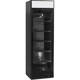 Esta Getränkekühlschrank mit Leuchtkasten - 1 Glastür, Umluftkühlung, 372 Liter