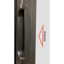 Schwarzer Kühlschrank für Getränke - 372 Liter, Umluft, schwarz