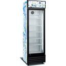 Gastro Kühlschrank mit 1 Glastür - 317 Liter,...