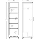 Gastro Kühlschrank SD 430E mit Rollen - Automatische Türschließung, 392 Liter