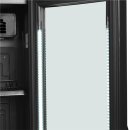Esta Kühlschrank mit 182 Liter - Werbetafel, LED-Beleuchtung, schwarz