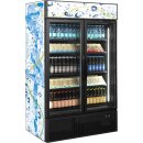 Glastür-Kühlschrank HL1200GLSS - Esta
