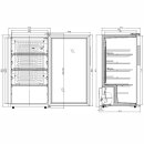 Irap Kühlschrank mit 102 Liter - Automatische Türschließung, schwarz