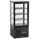 Kühlvitrine UPD80-BLACK - Tefcold