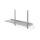 Wandablage einstellbar, einfach, mit 2 Halterungen, HENDI, 800x300x(H)600mm