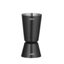 Barmaß 25/50 ml, BarUp, Schwarz, Ø45x(H)86mm