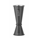 Barmaß 25/50 ml, BarUp, Schwarz, Ø44x(H)110mm