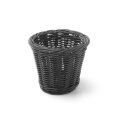 Snack-Korb, HENDI, Schwarz, Ø130x(H)110mm