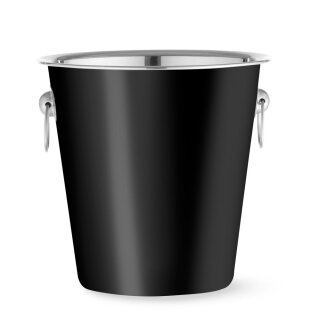 Champagnerkühler, BarUp, 3,3L, Schwarz, Ø220x(H)190mm