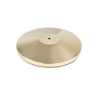 Absperrpfosten, goldfarben, HENDI, Bodenplatte, Ø360x(H)65mm