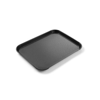 Serviertablett, HENDI, Schwarz, 265x345x(H)20mm