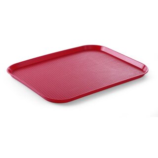 Serviertablett, HENDI, Rot, 350x450x(H)20mm