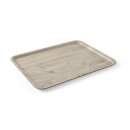 Serviertablett aus Melamin mit Holzoptik , AmerBox, Holz...