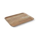 Serviertablett aus Melamin mit Holzoptik , AmerBox, Holz,...
