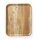 Serviertablett aus Melamin mit Holzoptik , AmerBox, Holz, 330x430mm