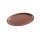 Serviertablett in Holzoptik, oval, AmerBox, Mahagoni, 200x265mm