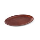 Serviertablett in Holzoptik, oval, AmerBox, Mahagoni,...