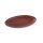 Serviertablett in Holzoptik, oval, AmerBox, Mahagoni, 230x160mm