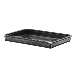 Hochgeschwindigkeits-Backblech, Antihaftbeschichtung, verstärkt, HENDI, Schwarz, 290x190x(H)30mm