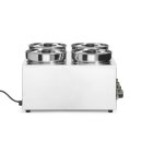 Thermosystem, vierfach, HENDI, 16L, 220-240V/800W, 506x509x(H)298mm