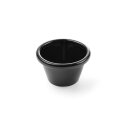 Auflaufförmchen - 12 Stk., HENDI, 0,045L, Schwarz, 12 Stk., Ø60x(H)35mm
