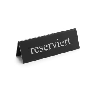 Tischschild Reserviert, HENDI, reserviert, 130x30x(H)38mm