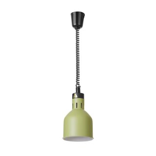 Höhenverstellbare Wärmelampe, zylinderförmig, HENDI, Grün, 230V/250W, Ø175x(H)250mm